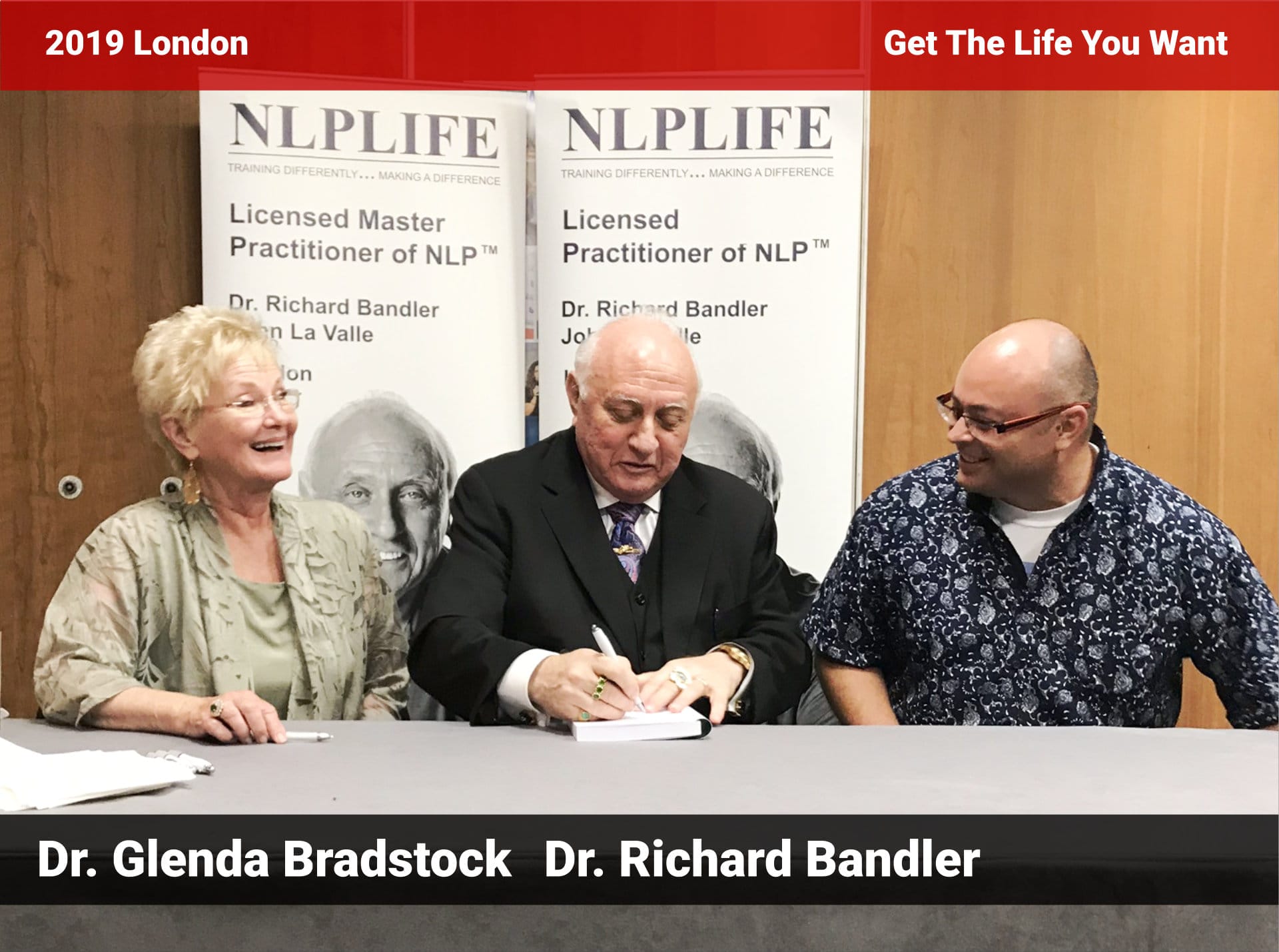 Fotografie Patrik Jonáš, Glenda Bradstock, Dr Richard Bandler